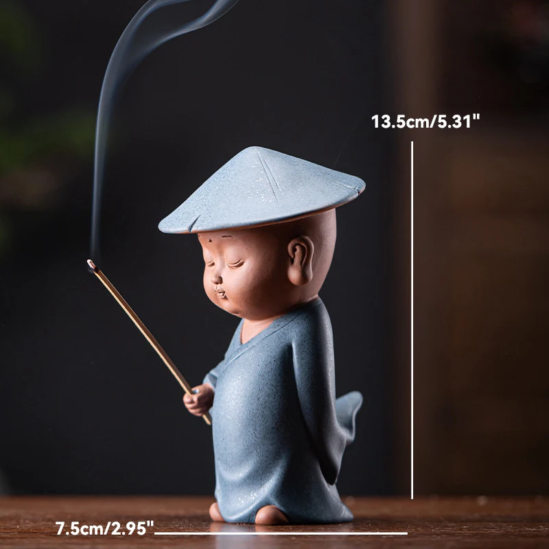 仏仏の置物,仏の彫刻,机の装飾品,瞑想の香炉,ホルダー,家の装飾