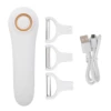 Rechargeable Peeler Wear Resistant Electric Peeler PTC Thermal Protector ABS Stainless Steel Good Tactility for Kitchen 1