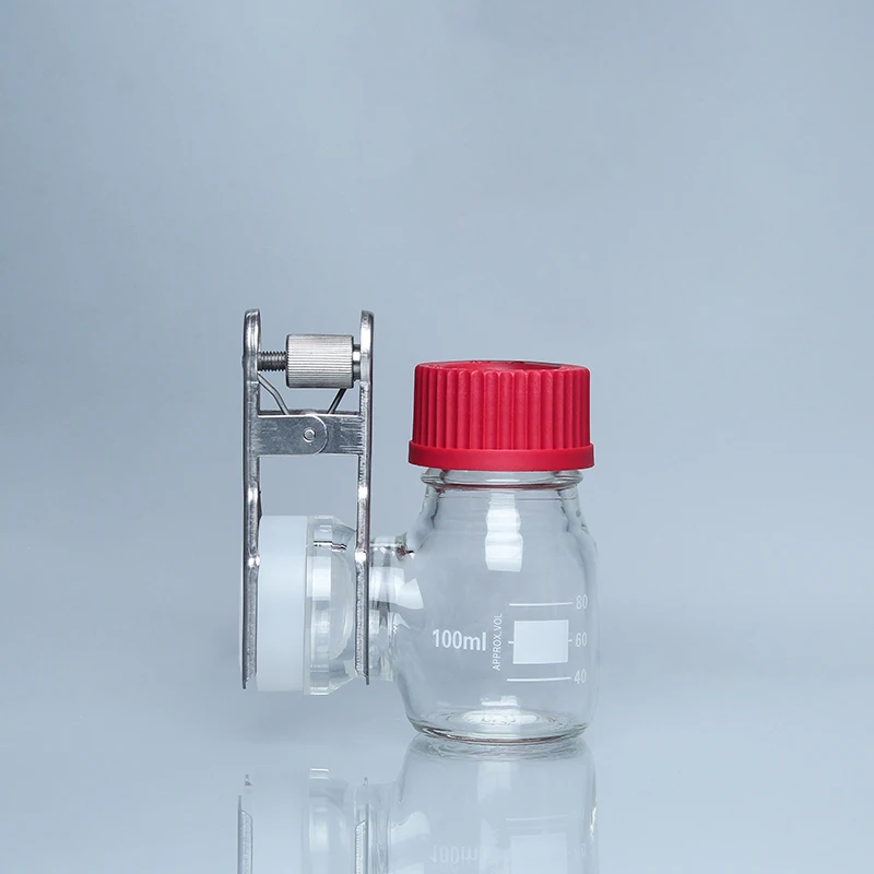 

100ml Type I Glass Reactor Single-microbial fuel cell cartridge MFC clampable proton exchange electrolyzer
