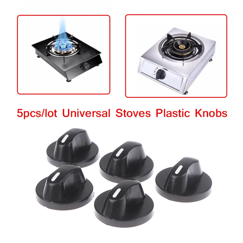 5pcs Desktop Cooker General Thickened Knobs For Benchtop Stoves Plastic
