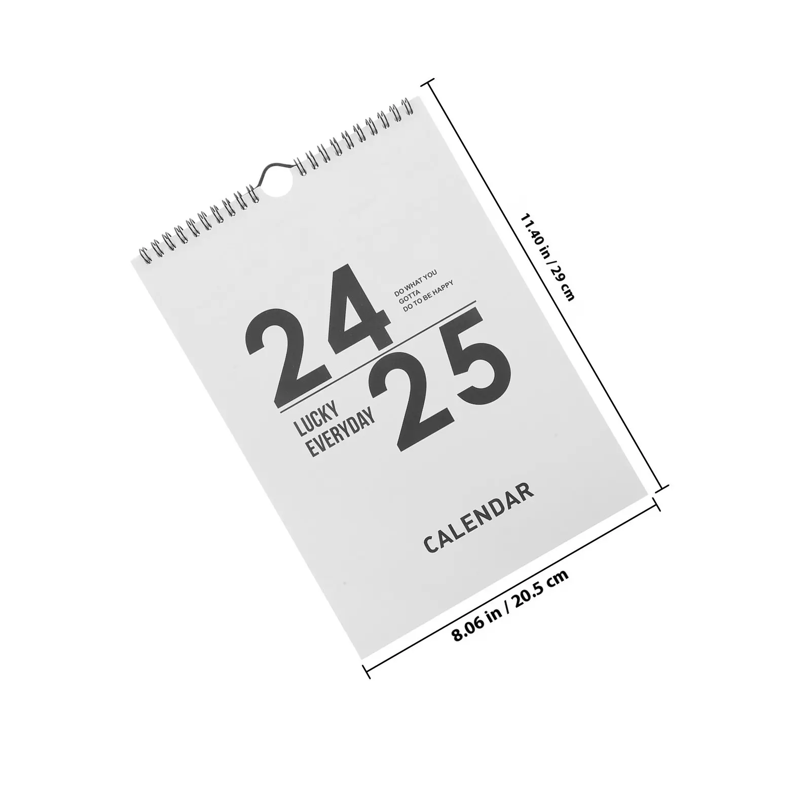 벽걸이 달력 월간 연간 플래너 2024.9-2025.12 여성용 투명 인쇄형 걸이식 사무용품 사무실 달력