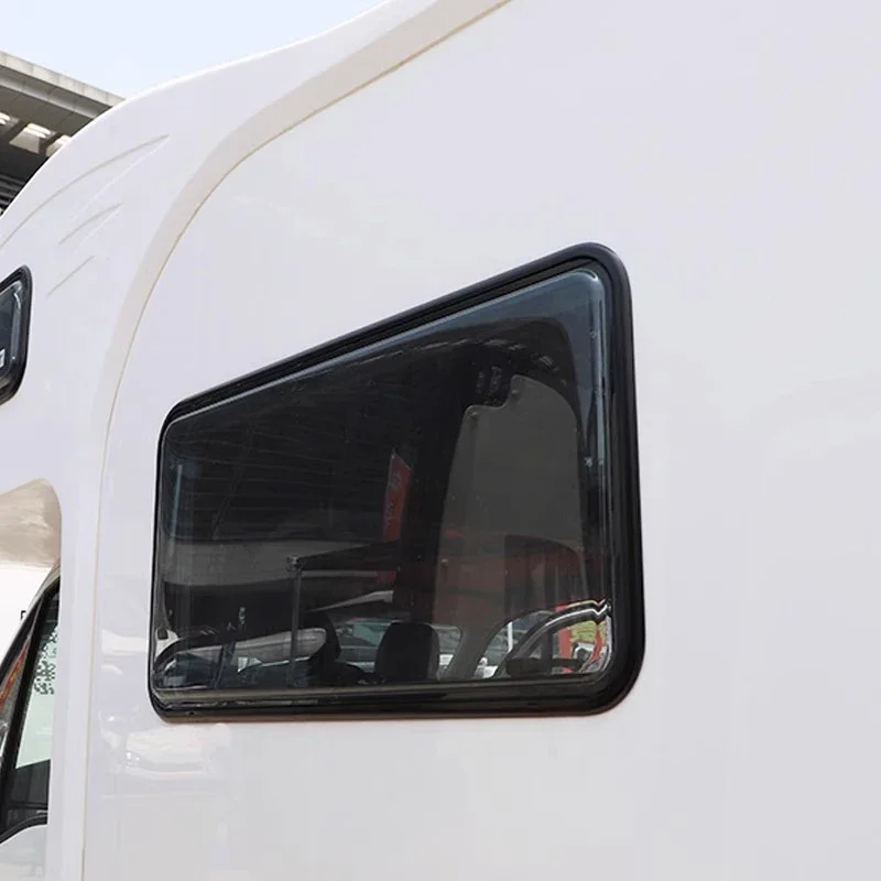 500X350MM RV Accessories Sliding Window Round Corner Double Layer UV Protection for Caravan Camper Trailer RV Pull Push Windows