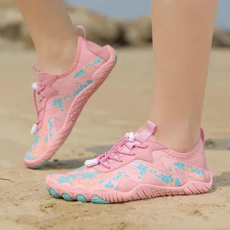 Aqua Shoes Trail Running Barefoot Runner Walking Sneakers Wide Toe Barefoot Sports Cross Trainers Zero Drop Shoes, Water Shoes