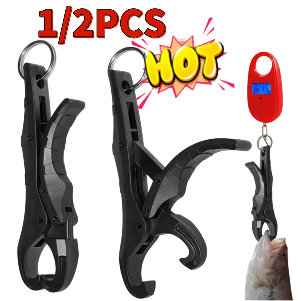 Portable Fishing Gripper Fishing Lip Grip Digital Electronic Scale Fish Controllers Plastic Tackle Carp Fishing Accessories