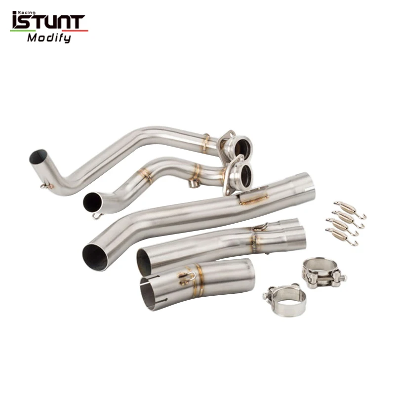 For Crf1100L Africa Twin 2020-2022 Crf1100L Motorcycle Exhaust Muffler Escape Moto Stainless Steel Modify Front Mid Link Pipe - Image 4