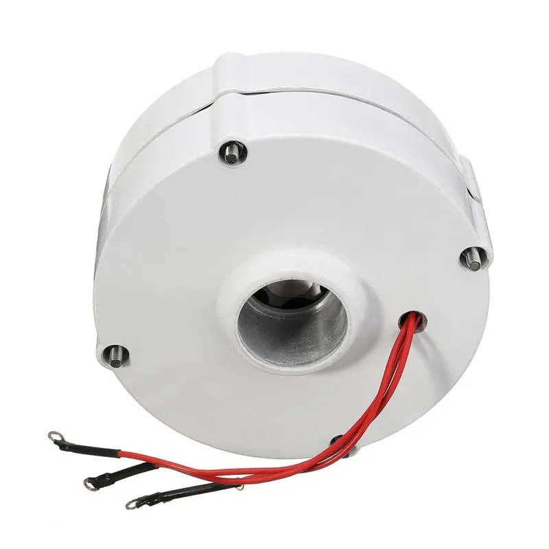 Wind Turbine Generator Motor 6000W 12V 24V 3 Phase Gearless Permanent Magnet AC Alternator For Wind Water Turbine Diesel Engine