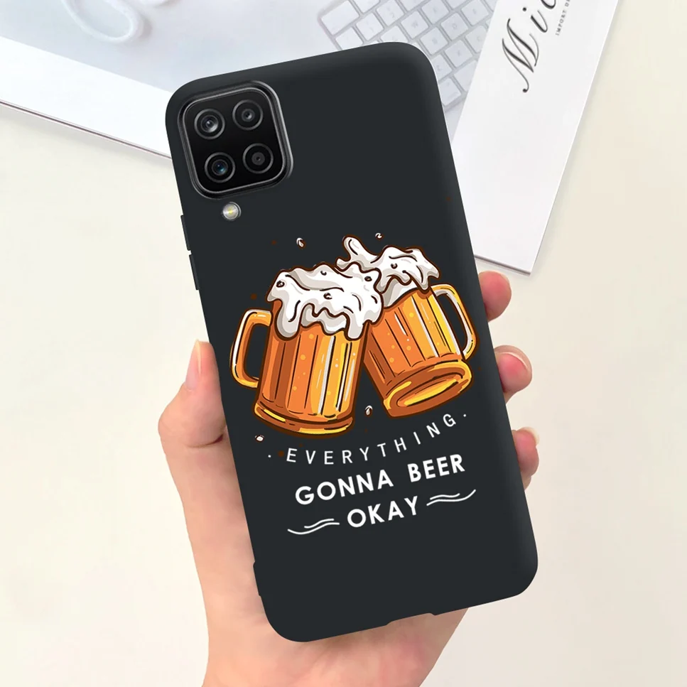 NEW Design For Samsung Galaxy A12 Case Silicone TPU Back Cover For Samsung A12 M12 F12 Galaxy M12 India  Funda Couqe Bumper