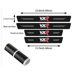 Car Door Sill Stickers Threshold Anti - Scratch Decals with VXR Logo (4Pcs door sill)