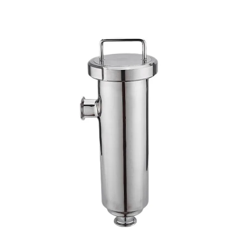 

19 25 32 38 45 51 57 63 mm Pipe OD 1.5" 2" 2.5" Tri Clamp SUS304 Stainless Steel Sanitary Elbow In-line Filter Strainer Homebre