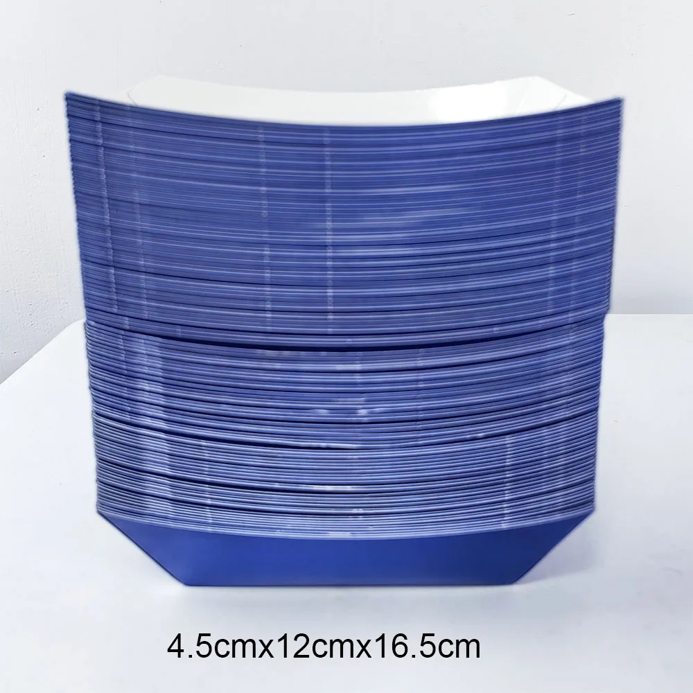 Vibrant Disposable Paper Food Trays