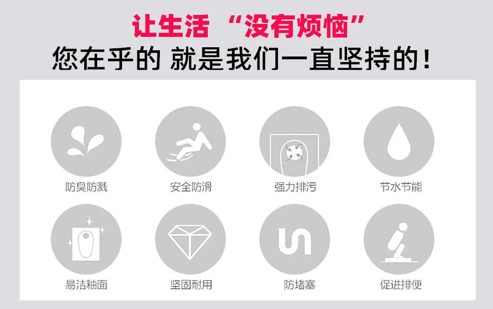 Description Picture 5 of itemY  Household Ceramic Squatting Pan Flushing Cistern Whole Set Potty Chair Style Toilet Squat Toilet