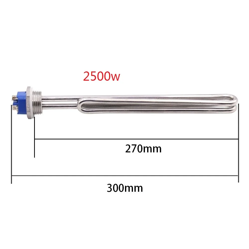 Description Picture 2 of itemDERNORD 240V 1"BSP Tubular Electric Heater Foldback Immersion 2.5KW 3.5KW 4.5KW 5.5KW SUS304 Screw in Heating Element Water