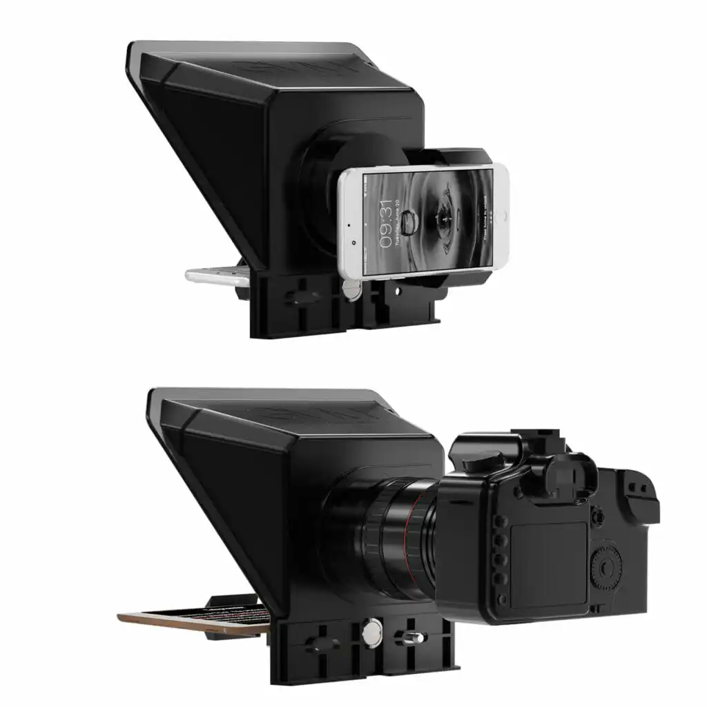 GVM TQ-S Teleprompter for iPad Tablet & Smartphone with Bluetooth APP Control