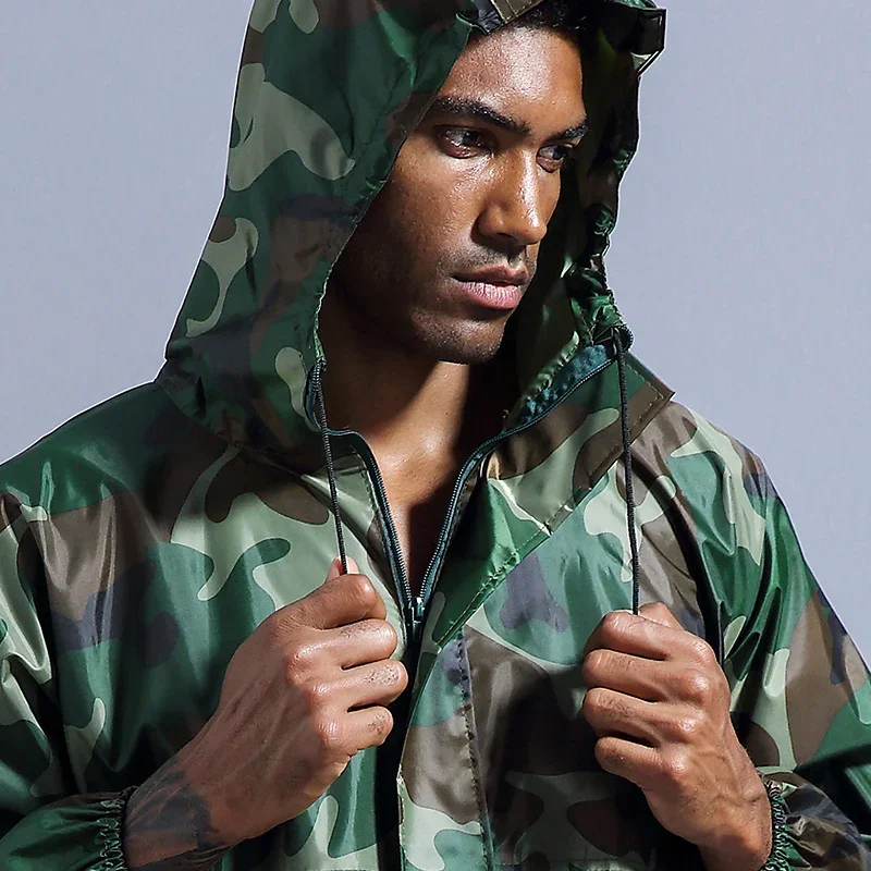 Raincoat Poncho Conjoined Raincoat Overalls Hooded Men and Women Fission Rain Suit Hooded Paint Spray Unisex Workwear Safety Suits