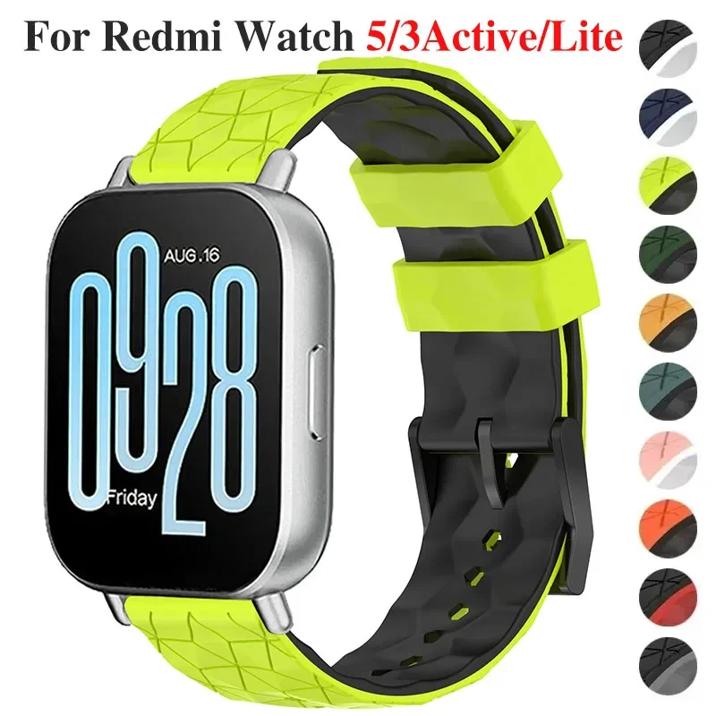 Premium Silicone Smart Watch Band, 22mm Wristband Bracelet in Vibrant Colors
