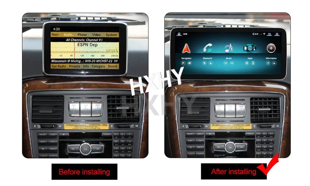 Qualcomm 12.8inch Android 15 8Core 12+256G Car Radio Multimedia BT Auto For Benz