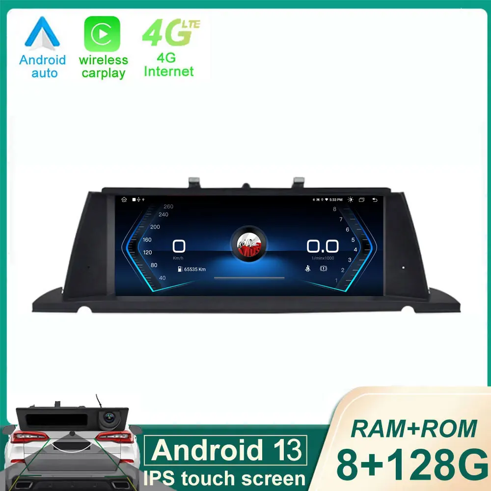 

10.25'' Android 13 Touch Screen For BMW GT F07 2009-2018 Car Accessories Carplay Monitor Multimedia Player Speacker Stereo Radio