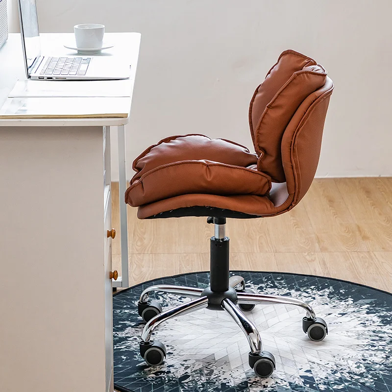   Study in Style Nordic Rotating Desk Chair Back Support Ideal for Students Writing Office and Conferences