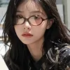 Leopard Print Oval Frame Glasses Women Lovely Anti Blue Light Plain Eyewear Finish Optical Spectacle Computer Clear Glasses Gift 2