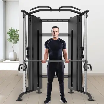 Commercial Cable Crossover Machine Home Gym Equipment Weight Stack Functional Trainer Workout Adjustable Weight 1