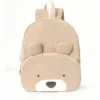 Personalized Embroidery Cute Bear Backpack Corduroy Student Backpack Large Capacity Casual Backpack Cartoon 3