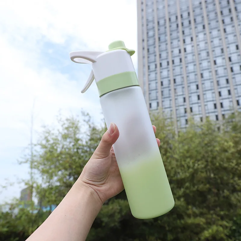 Spray Water Bottle For Girls Outdoor Sport Fitness Water Cup Large