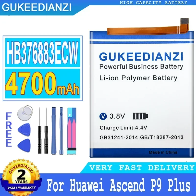 

Аккумулятор GUKEEDIANZI для Huawei Ascend P9 Plus, 4700 мАч