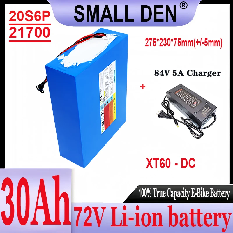 

72V 30AH 20AH15AH 20S3P 4P 6P 21700 Lithium battery pack 3500w motor high-power 84V electric bicycle scooter motorcycle tricycle