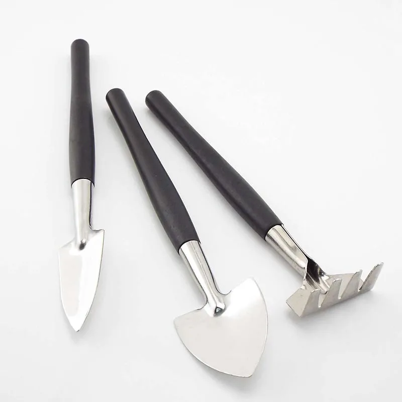 Mini Portable Garden Tool Soil Raising Flowers Vegetables Plant Small Shovel Rake Spade Planting Flowerpot Gardening Tools D3