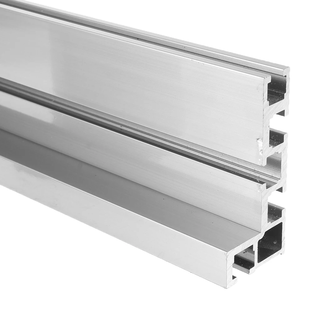 600/800 mm Gehrungslehre Zaun T-Schienenschlitz Schiebehalterung Holzbearbeitungsprofil Zaun für Holzbearbeitung Router Sägetisch Bank – Detail 8