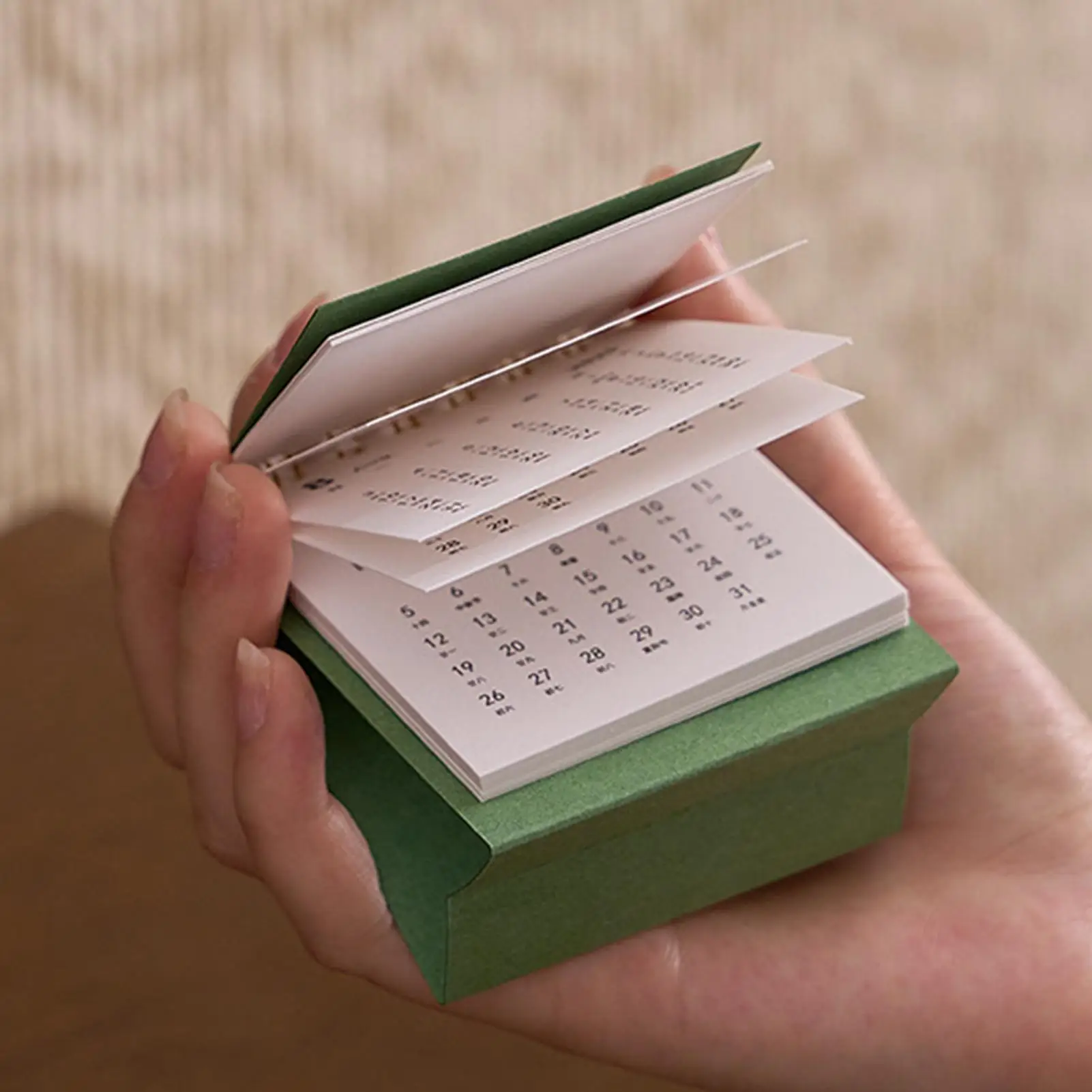 2025-2026 Desk Calendar, From May 2025 To December 2026, 20-Month Small Calendar, 6.5x7x3cm Paper Small Desk Calendar Calendar