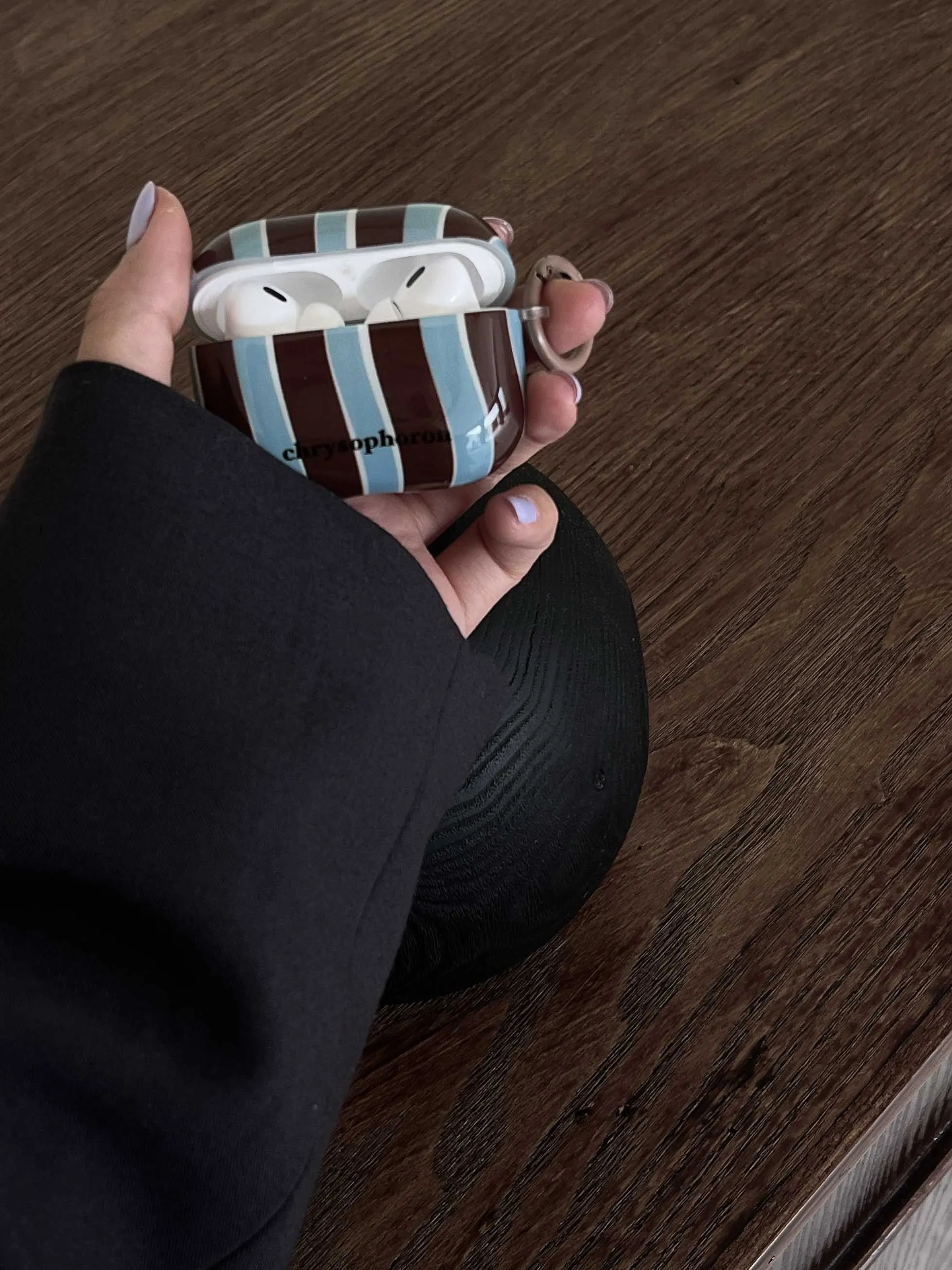 Classic Stripe Earphone Case For Airpods