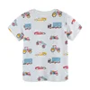 Jumping Meters 2-7T Boys T Shirts With Cartoon Cars Print Short Sleeve Summer Baby Clothing Fashion Baby Shirts Tops Kids Wear 2
