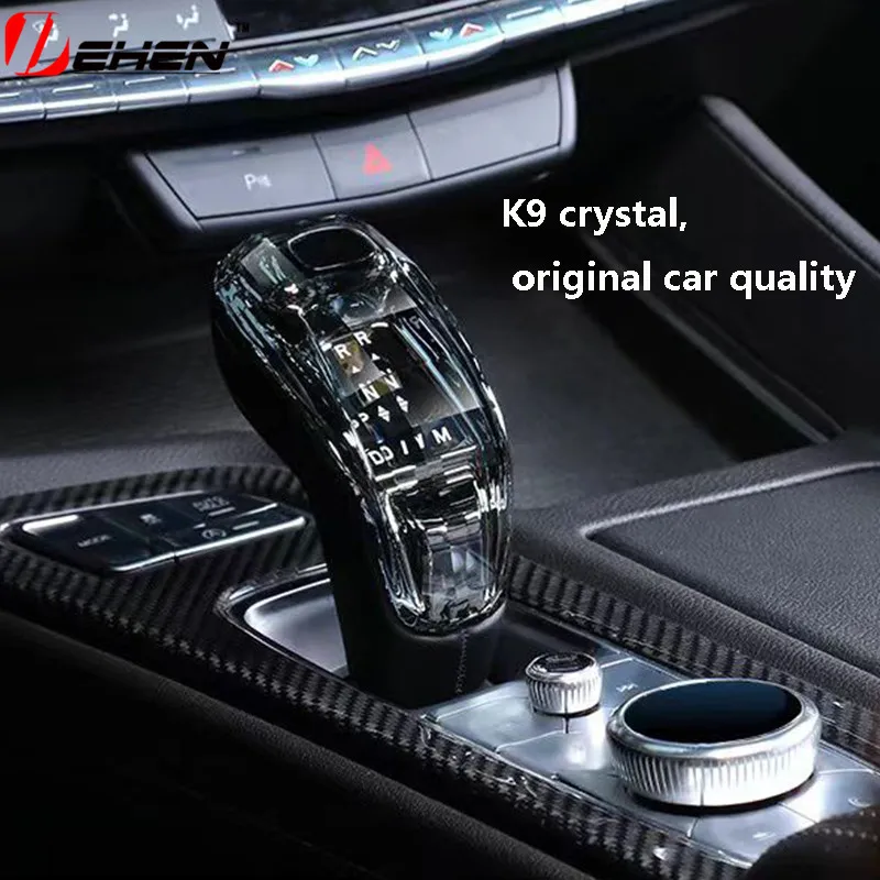 자동차 크리스탈 기어 시프트 레버 헤드 노브 보호 커버, 캐딜락 CT5 CT6 XT4 XT5 XT6 2020-2022 용 인테리어 개조 세트, 4 피스
