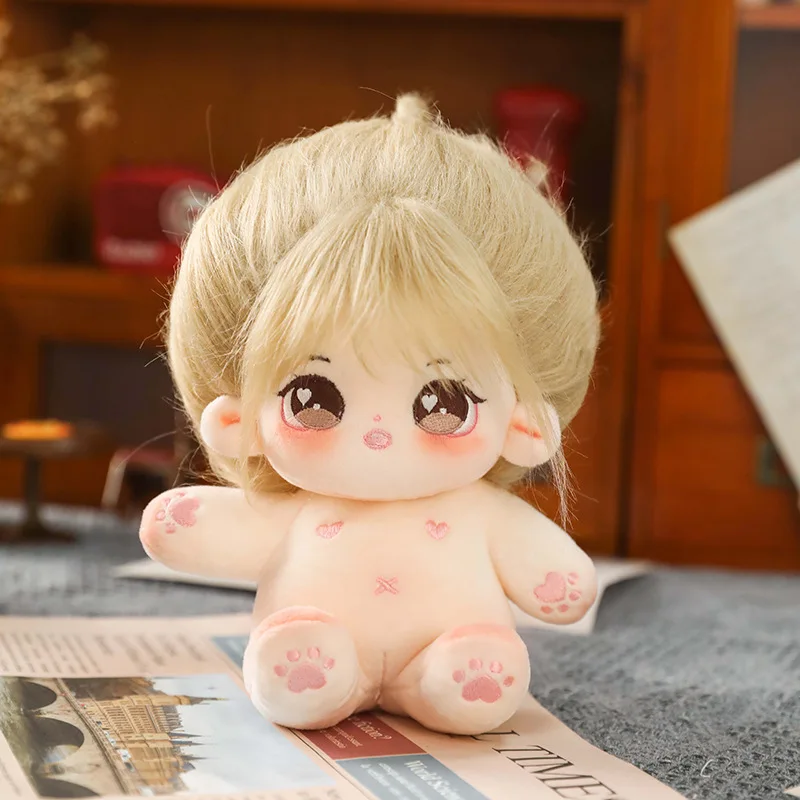 thumbnail image 1 of Muñeca de algodón de felpa Kawaii, figura de súper estrella rellena, 12 Constelaciones, cuerpo gordo, puede cambiar la ropa, regalo, 20cm, 1 of 5