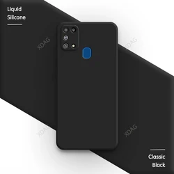 Elegant Soft Liquid Silicone Classic Back Cover in Simple Design - Samsung M31 (Classic Black)