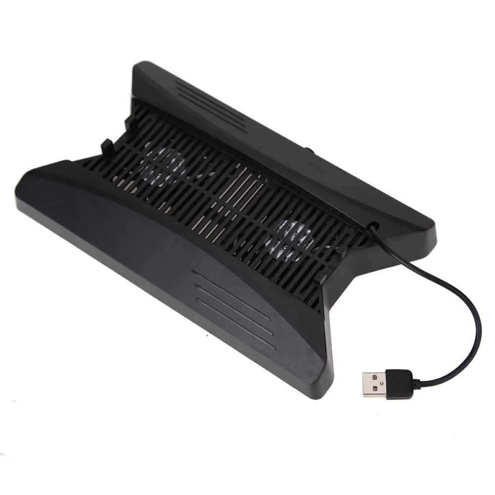 매끄러운 외관의 냉각 팬 수직 스탠드 뛰어난 장인정신 충전 도크 플레이스테이션 4 프로용 USB 3 허브