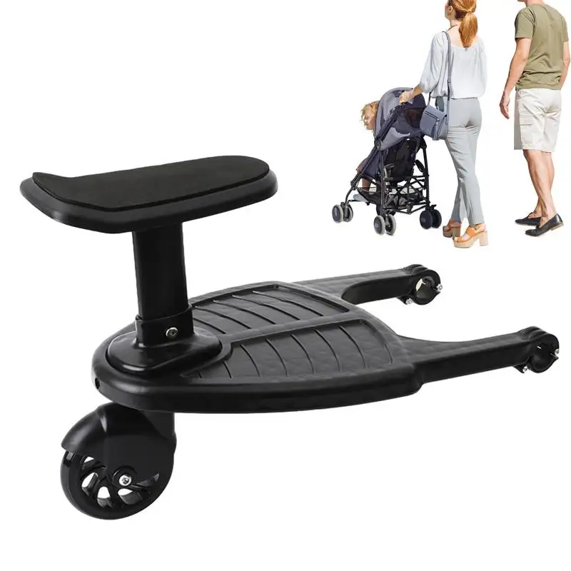 

Stroller Step Board 2 In 1 Wheeled Ride Board For Rider Stroller Child Rider Stroller Second Child Artifact Stroller Step Board