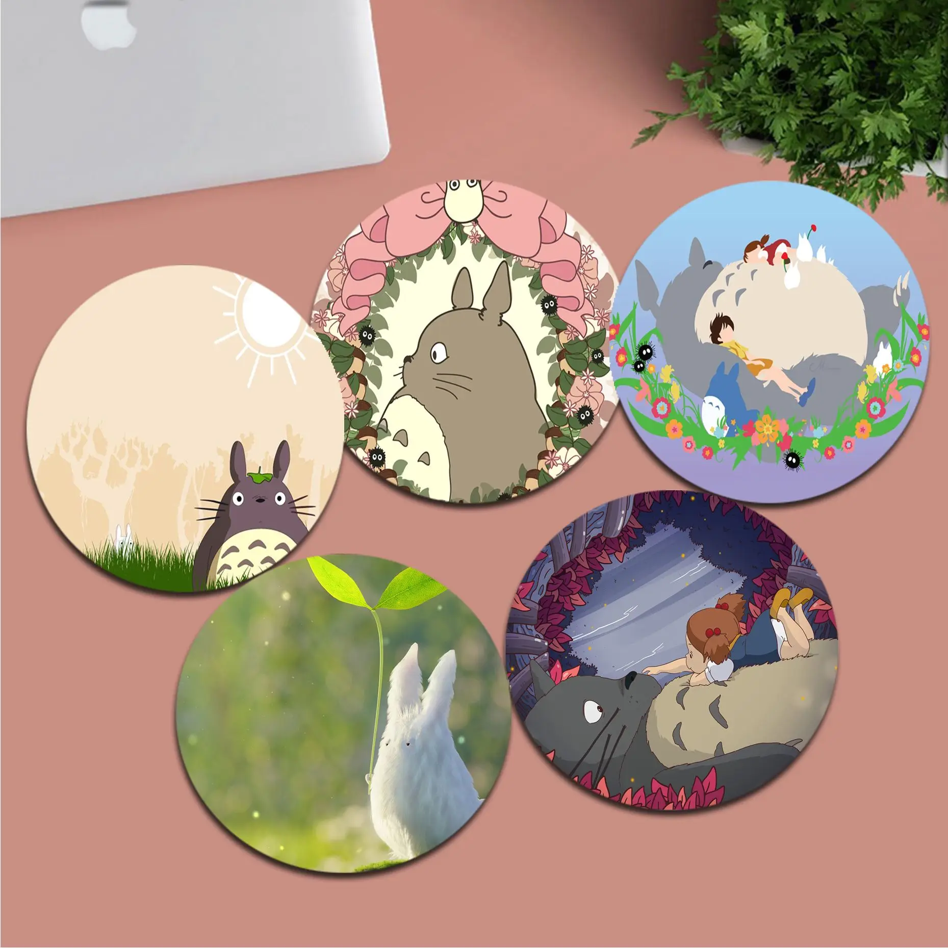

Круглый игровой коврик для ноутбука, компьютера и мыши, 20 х20 см