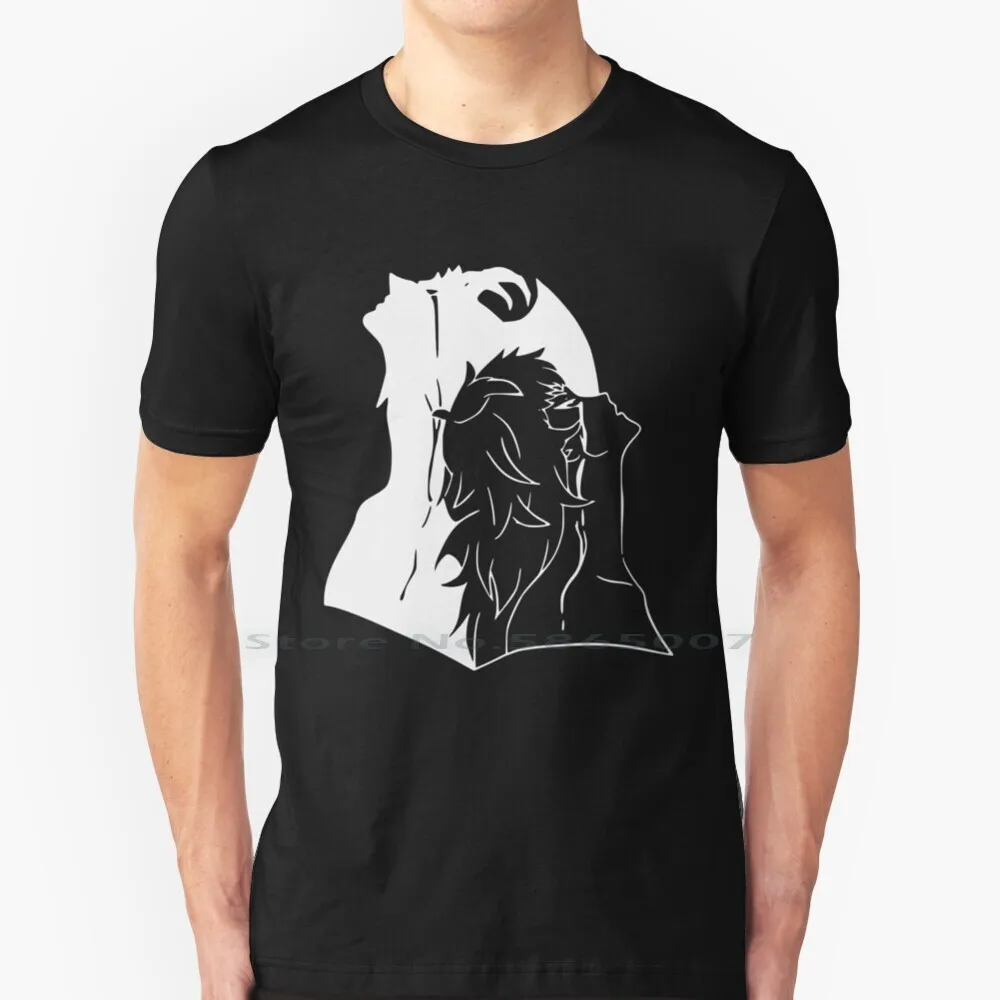 Devilman Crybaby Maglietta Bianca 100% Cotone Devilman Crybaby Akira Fudo Ryo Asuka Anime Manga Big Size 6Xl Tee Gift Fashion