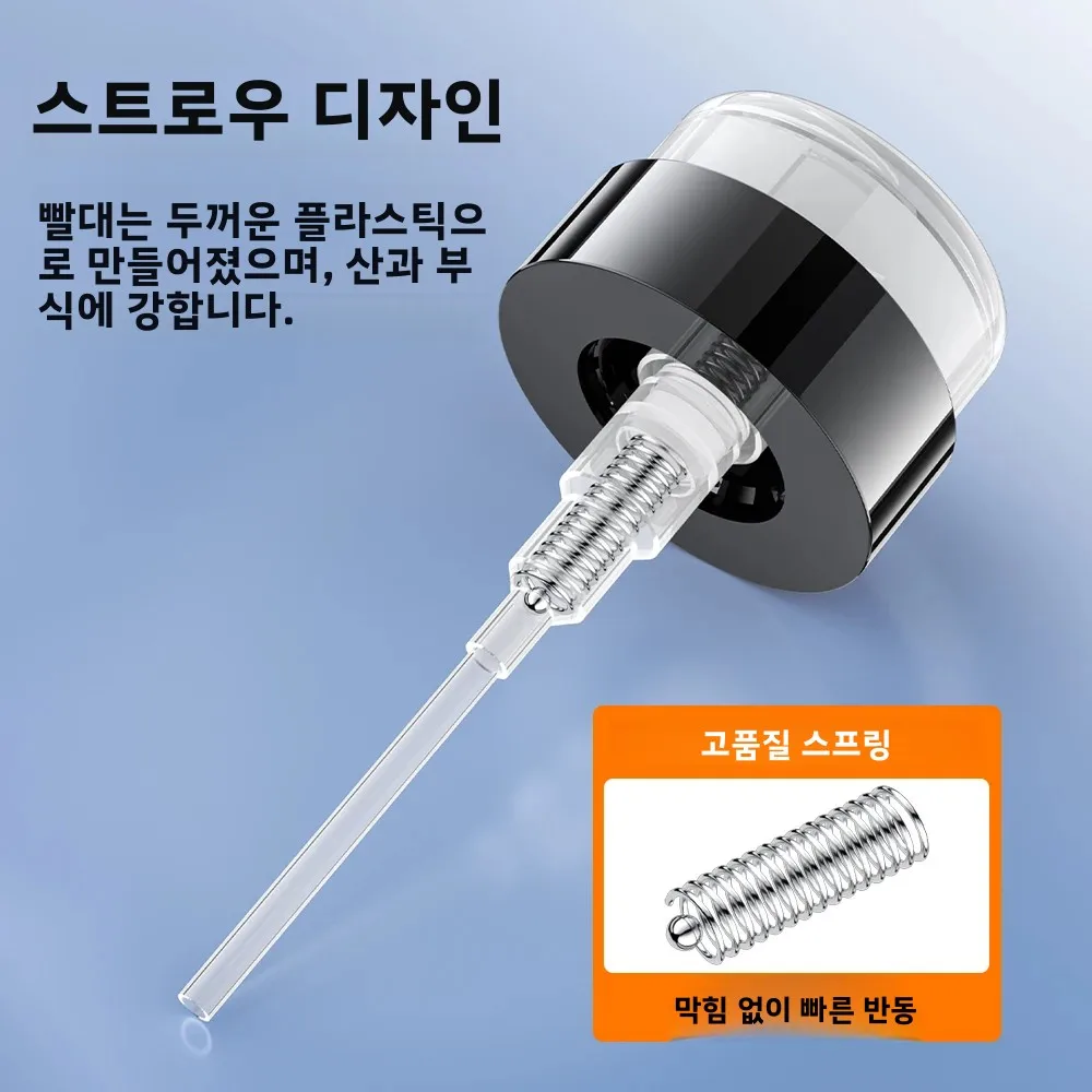 Natalink 60/150/250ml 리필 가능 프레스 펌프 병 투명 빈 디스펜서 액체 클리너 도구 무알콜