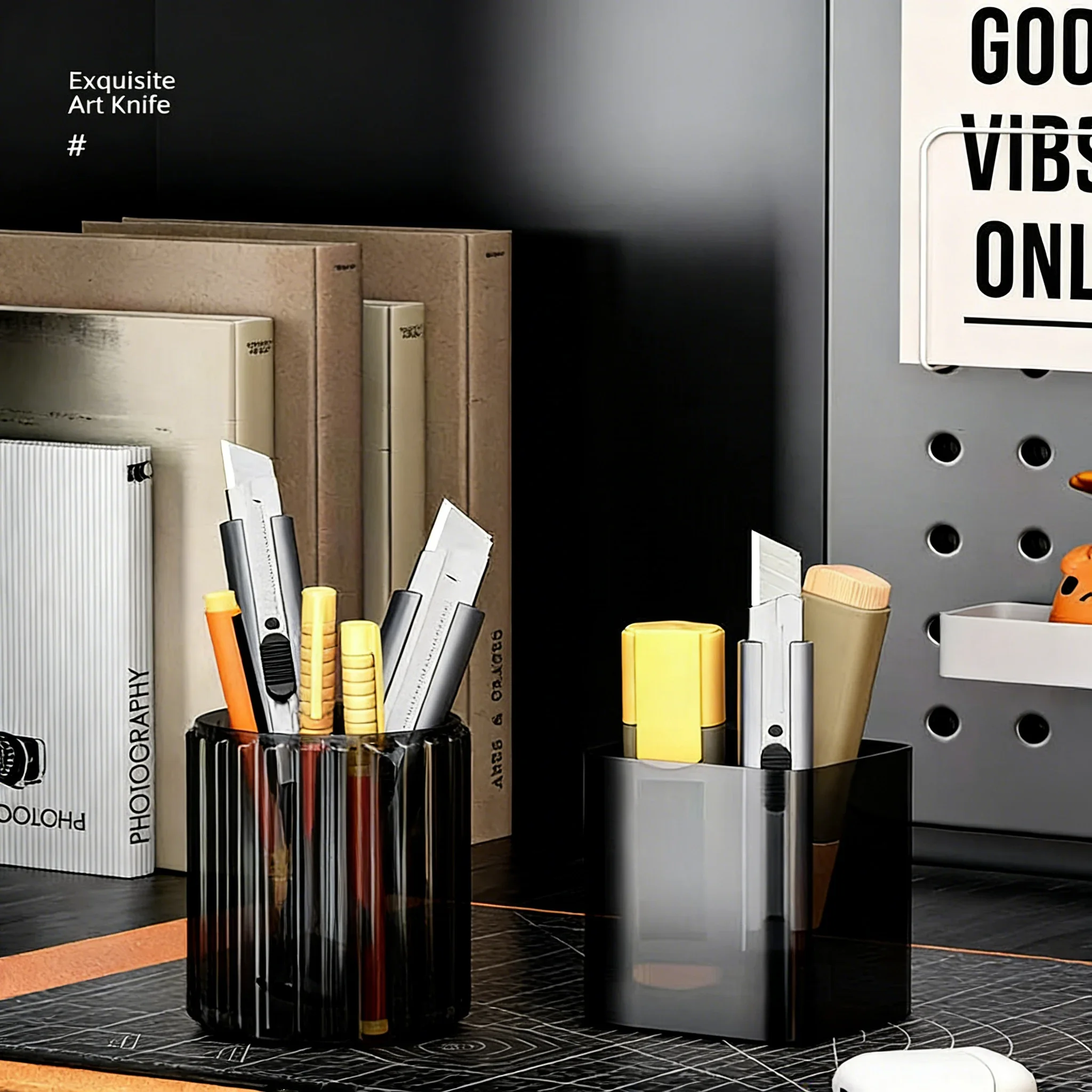 헤비듀티 스테인리스 스틸 유틸리티 나이프 - 벽지, 개봉, 공예 및 일반용 대형 커터