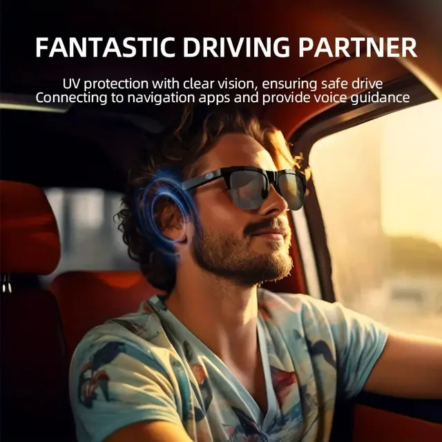 2025 AI Translation Smart Glasses IP4 Bluetooth Call Headphones UV Protective Lenses Connected Bezel Outdoor Sports Sunglasses 6 2025 AI Translation Smart Glasses IP4 Bluetooth Call Headphones UV Protective Lenses Connected Bezel Outdoor Sports Sunglasses 6