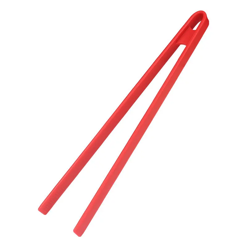 Silicone Tongs Food Toast Trivet Kitchen Non-slip Cooking Clip Clamp BBQ Salad Tools Grill Accessories
