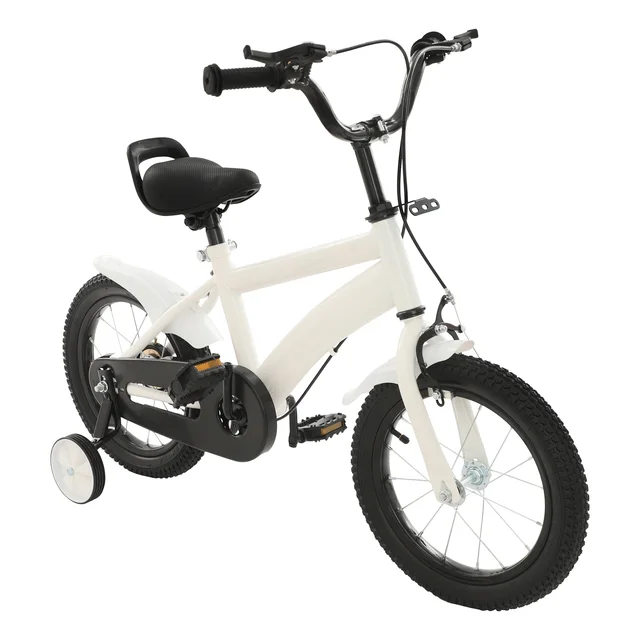 22268-4aa8b5.jpg Kids' Bikes for 3-7 Years Boys/Girls| Blue/White/Red/Yellow Children's Bicycle w/ Training Wheels,Bell,Mudguard