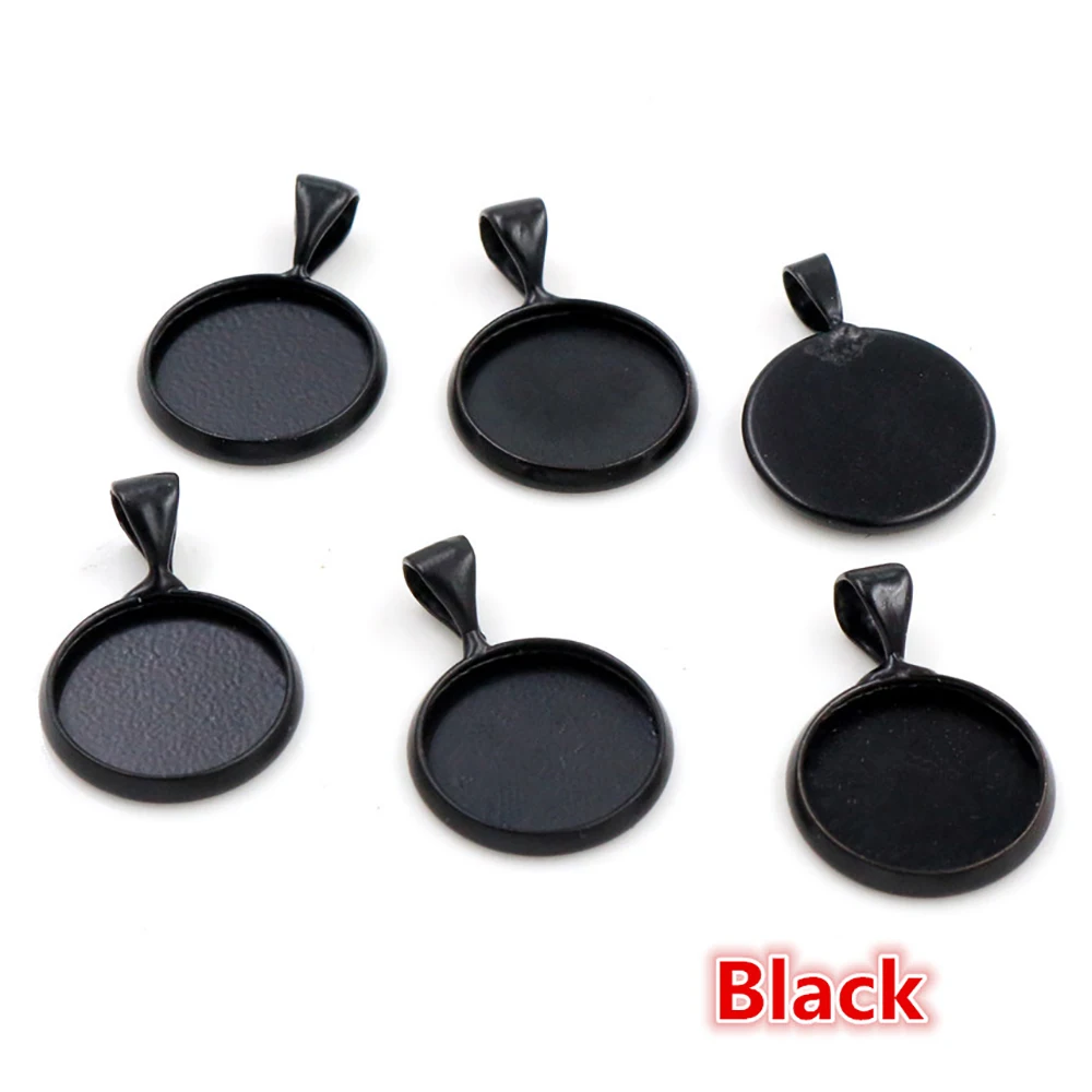 20 Pièces Plateaux De Réglage Pour Cabochon 10/12/14/16mm Laiton Doré - Bijouterie