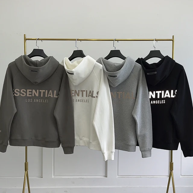 Loose Essentials zipper Hoodie 1