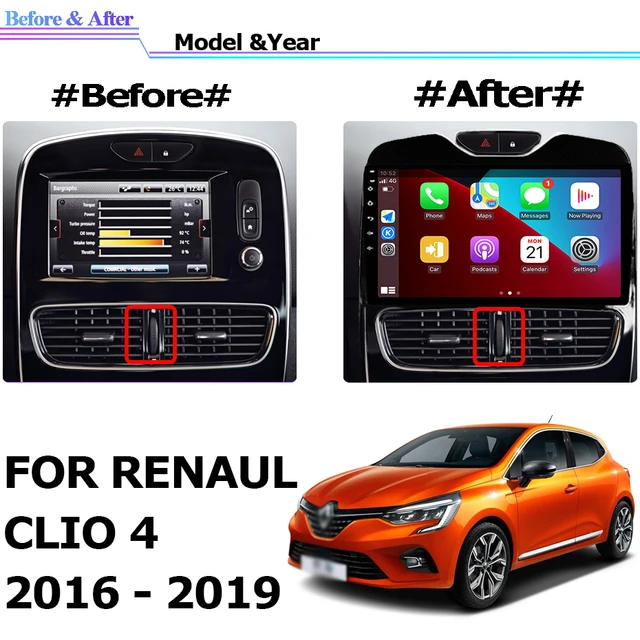 Android 10 For Renault Clio 4 2013-2019 Auto Car Radio Stereo Autoradio 2  din Multimedia Video Player Navigation GPS Carplay DSP - AliExpress