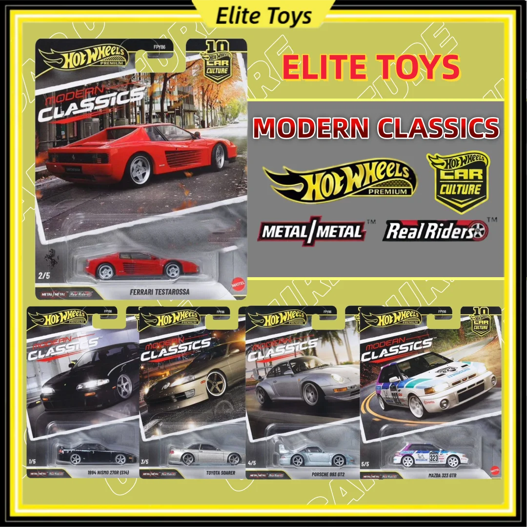 Hot Wheels Premium Modern Classics Car Culture Farrari Porsche Toyota Nissan Metal 1:64 Diecast Car Model Collectible Vehicle