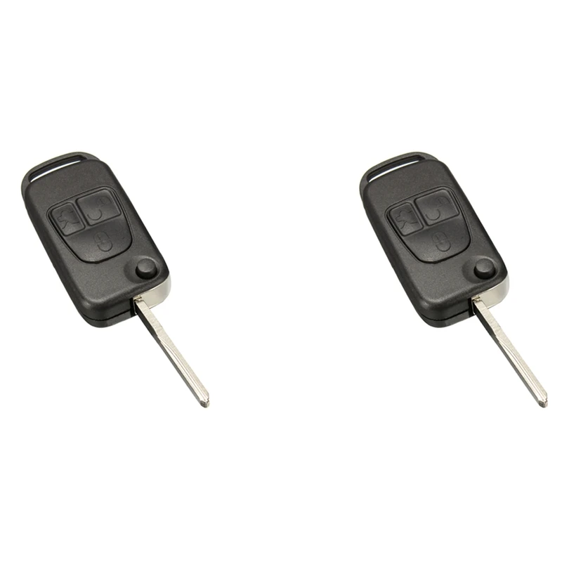 

2X 3 Button Remote Key Shell Case For Mercedes Benz Ml C Cl S Sl Sel Class